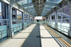 JR東海道本線「岡崎」駅から歩いて当院までの道順２